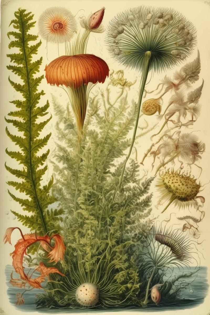 00076-3998084310-_lora_Maria Sibylla Merian Style_1_Maria Sibylla Merian Style - other worldly underwater seaweed, fern fronds, poppy and dandeli.png